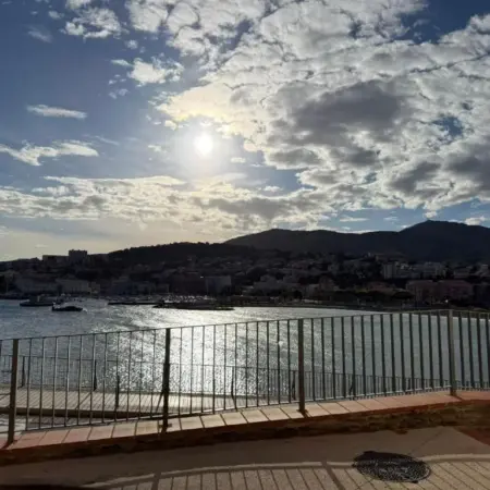 F3 en centre-ville de Banyuls avec terrasse – FR-1-309-58