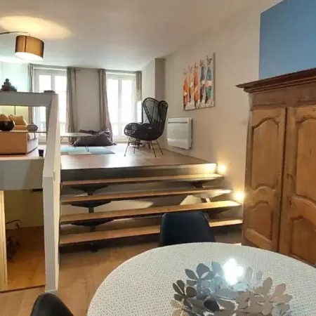 Appartement de charme, multi-niveaux – Jardin Public