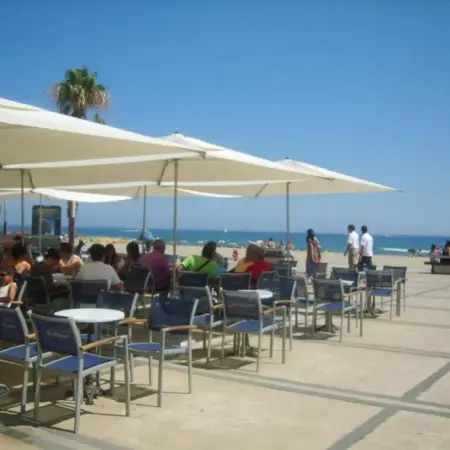 CANET Plage appartement vue latérale mer, 1 chambre , WIFI, climatisation,
parking sécurisé couvert