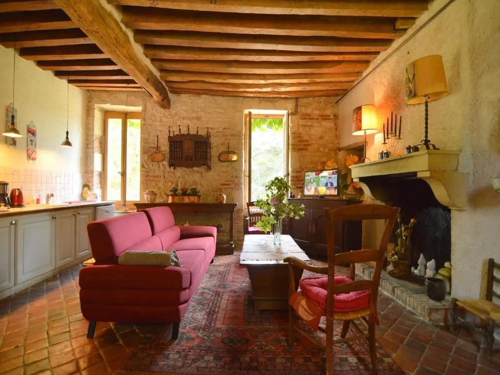 Mansion in Champvert with Pond View Terrace