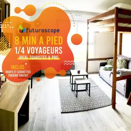 Futurostudio – Appart Hôtel Futuroscope – Poitiers