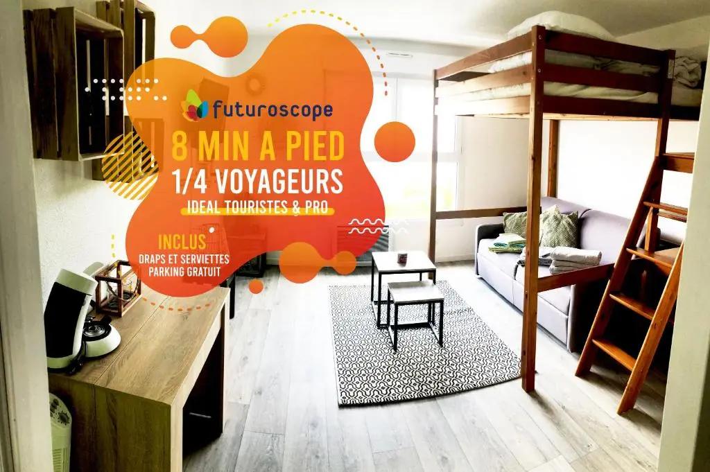 Futurostudio – Appart Hôtel Futuroscope – Poitiers
